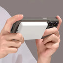 Capa Magnética Fosca Translúcida com Proteção de Lente para iPhone